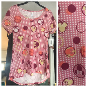 NWT LLR Minnie Mouse Pink Classic Tee